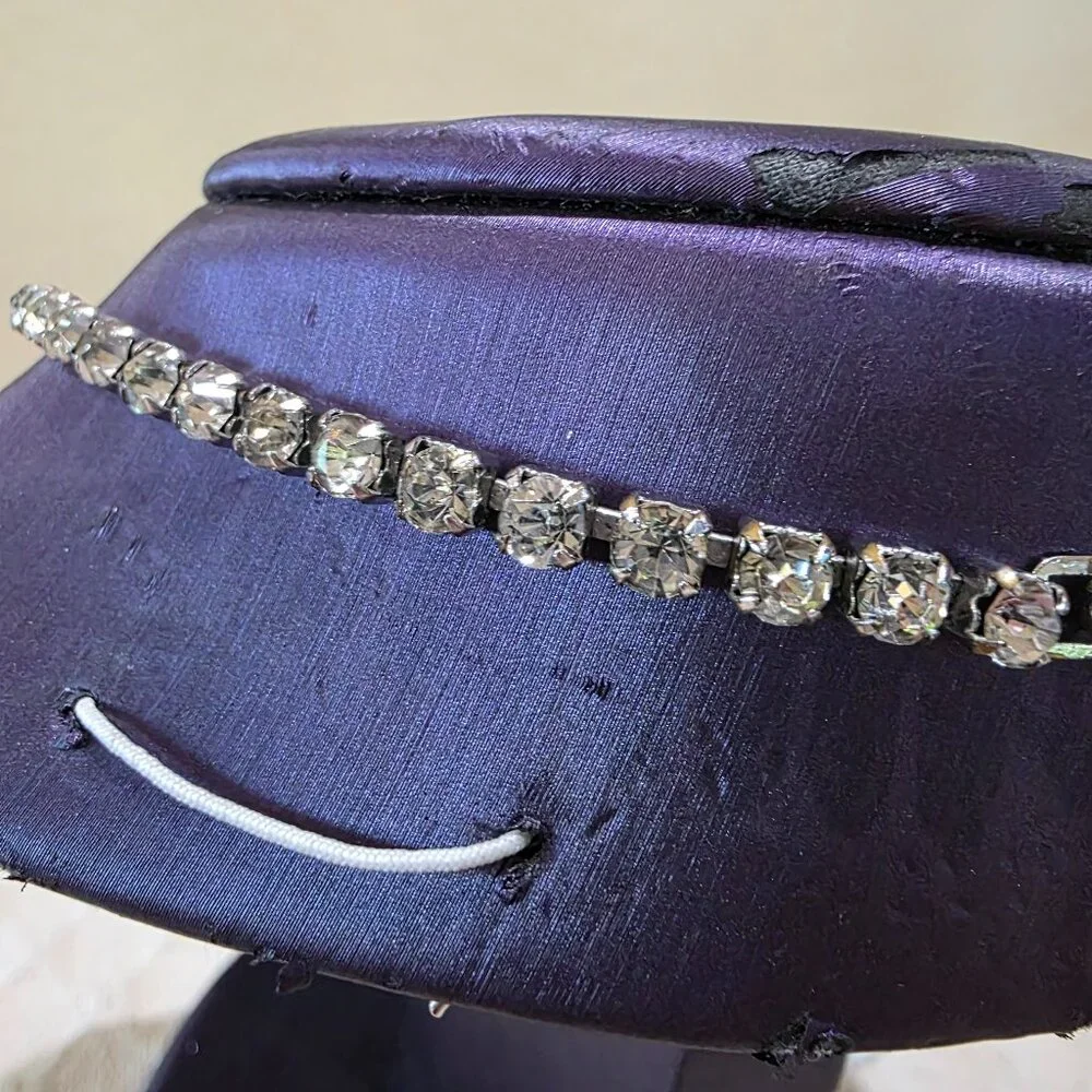 1940-1954 Joseph Weisner NY Brilliant Crystal Drop Rhinestone Statement Necklace